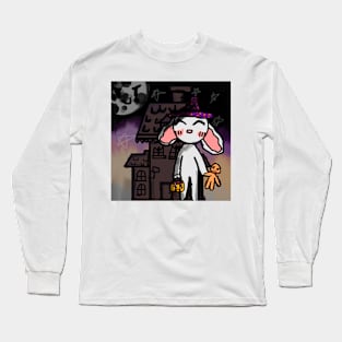 bunny trick or treating Long Sleeve T-Shirt